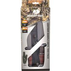 Mossy Oak Leather Handle Knives 2 Pack, , bcf_hi-res