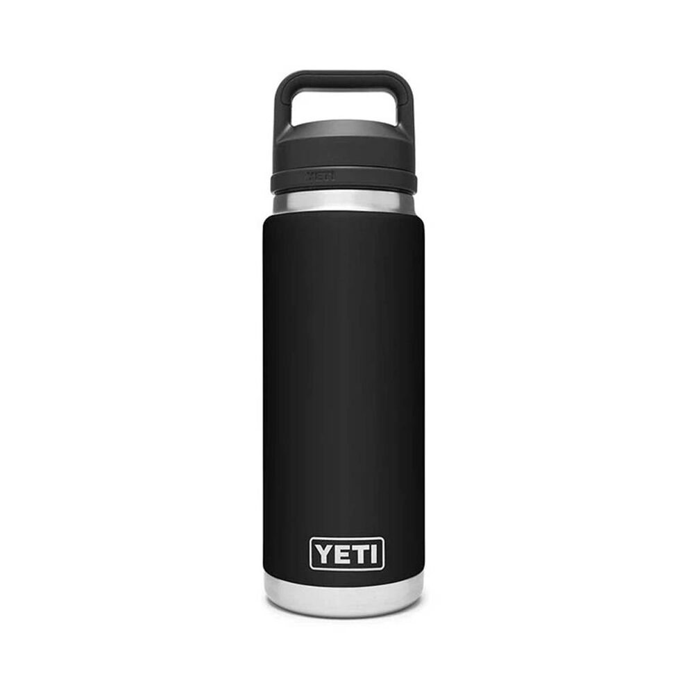 YETI Rambler Bottle, with Straw Cap - BLACK . 769ml, 26oz