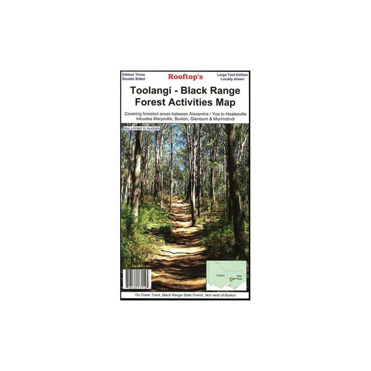 Rooftop Toolangi - Black Range Forest Activities Map (3rd Edition), , bcf_hi-res