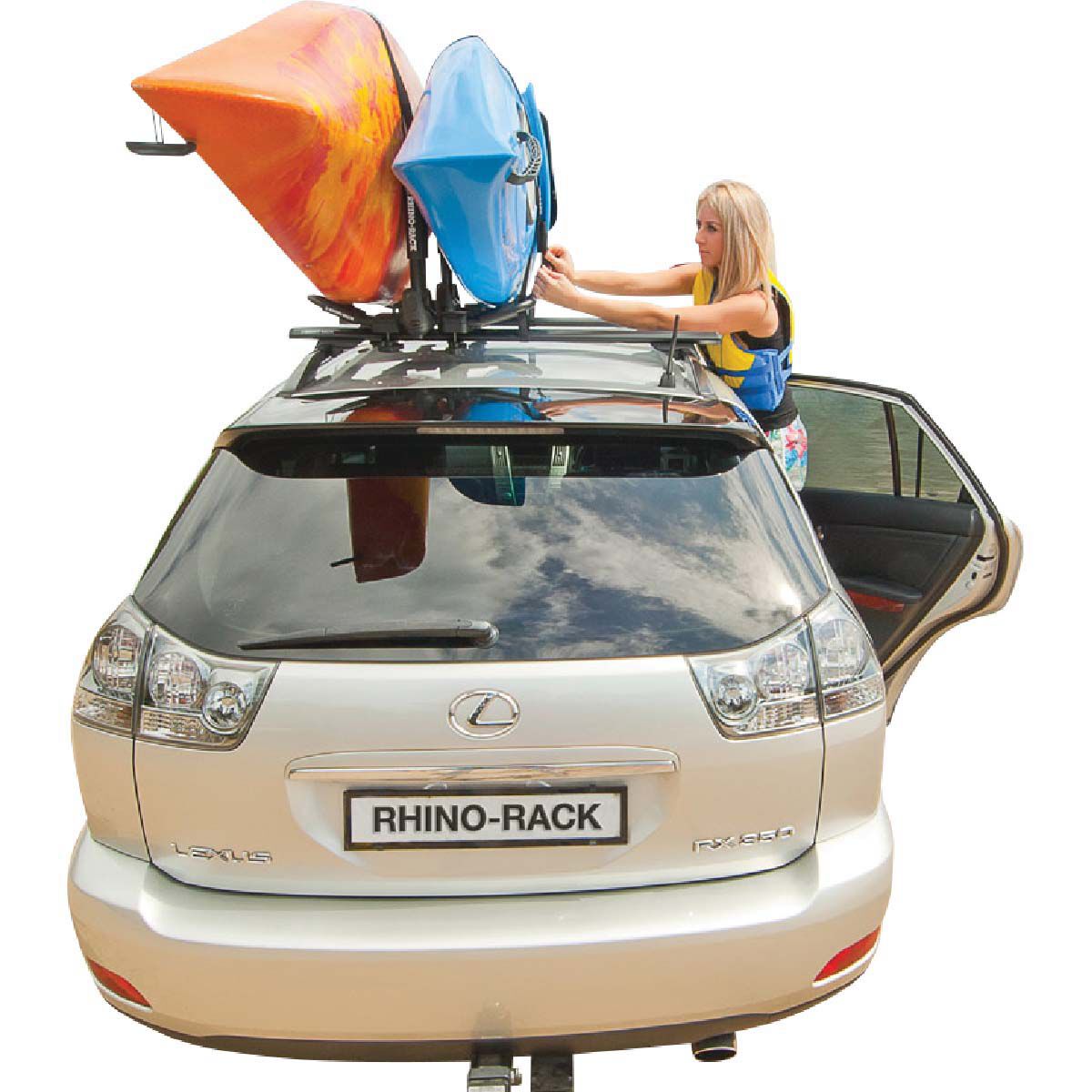 Rhino Rack Folding J Style Kayak Carrier Extension, , bcf_hi-res