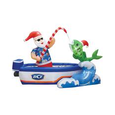 BCF Inflatable Santa In Boat, , bcf_hi-res
