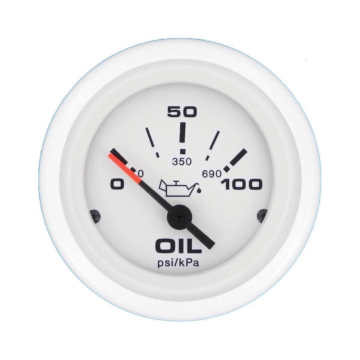 Veethree Arctic Oil Pressure Gauge 0-100 PSI, , bcf_hi-res
