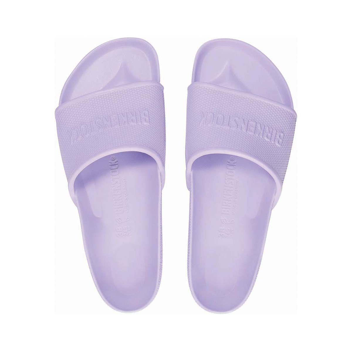Birkenstock Unisex Barbados EVA Slides Purple Fog 36, Purple Fog, bcf_hi-res