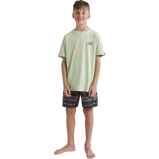 Quiksilver Youth Bait and Tackle Short Sleeve Tee, Green, bcf_hi-res