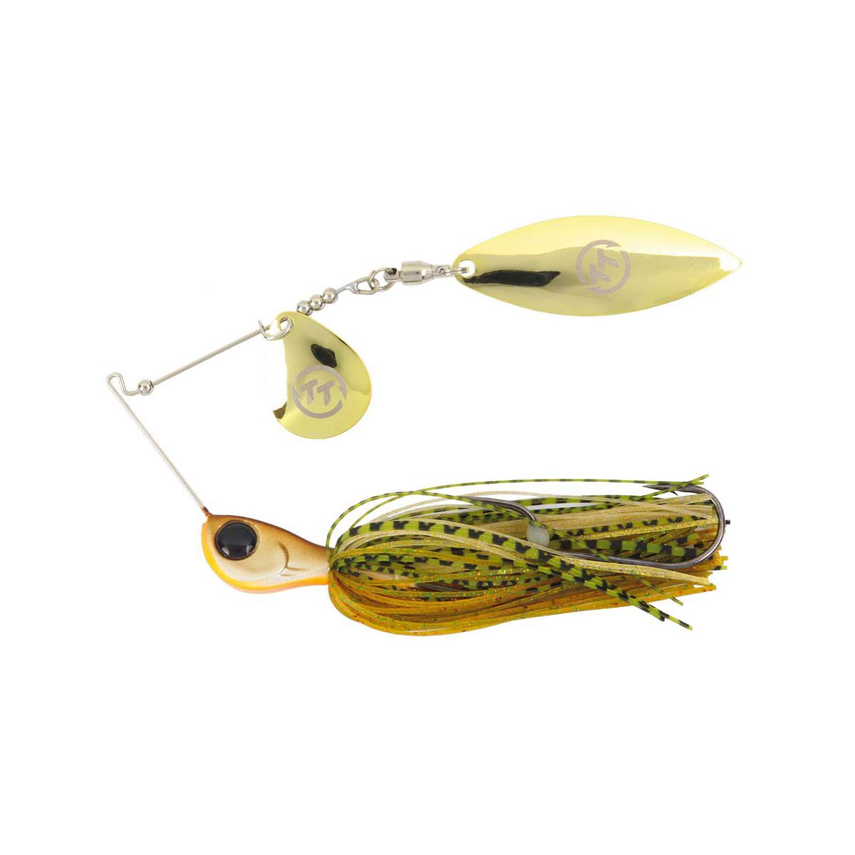 TT Fishing Vortex+ Spinnerbait Lure 1/8oz Somerset Gold, Somerset Gold, bcf_hi-res