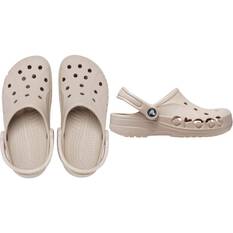 Crocs Unisex Baya Clogs Cobblestone M8/W10, Cobblestone, bcf_hi-res