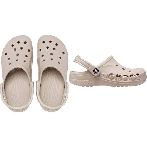 Crocs Unisex Baya Clogs Cobblestone M8/W10, Cobblestone, bcf_hi-res