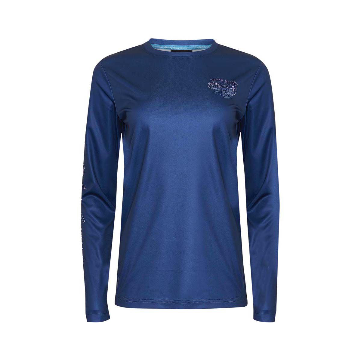 Nomad Women's Catch and Release Crew Tech Fishing Shirt 12, , bcf_hi-res