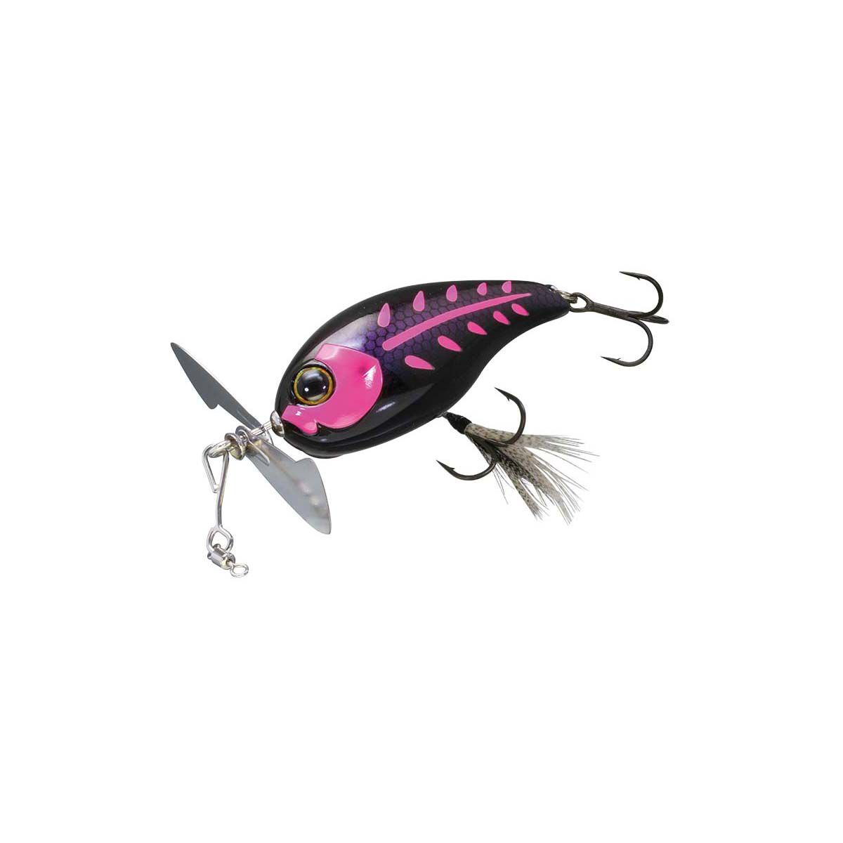 Jackall Chopcut Surface Lure 65mm Black Pinky Bone, Black Pinky Bone, bcf_hi-res
