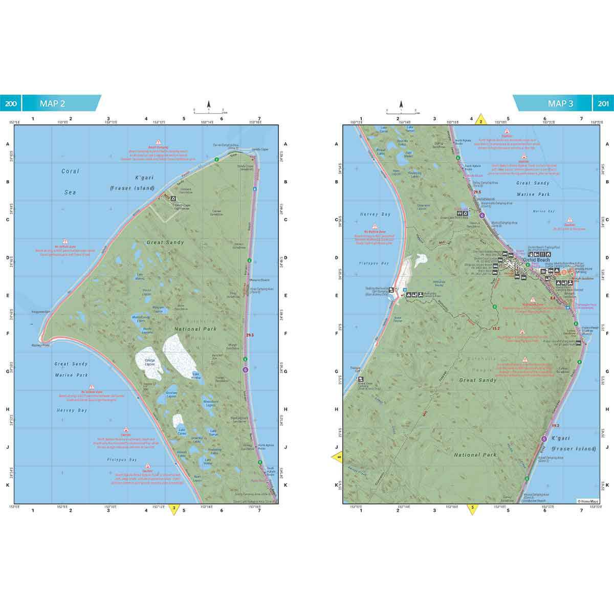 Hema K'gari (Fraser Island) Atlas & Guide &ndash; 1st Edition, , bcf_hi-res