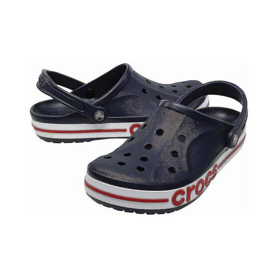Crocs Unisex Bayaband Clogs, Navy/Pepper, bcf_hi-res