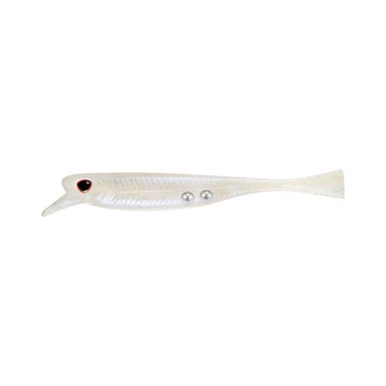 Nomad Live Ops Delta Minnow Soft Plastic Lure 4.5in Pearl, Pearl, bcf_hi-res
