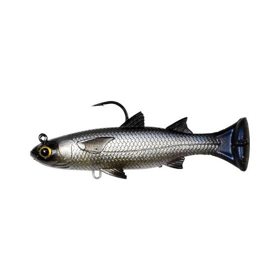 Savage Gear Pulse Tail Mullet Soft Plastic Lure 10cm Silver 10cm, Silver, bcf_hi-res