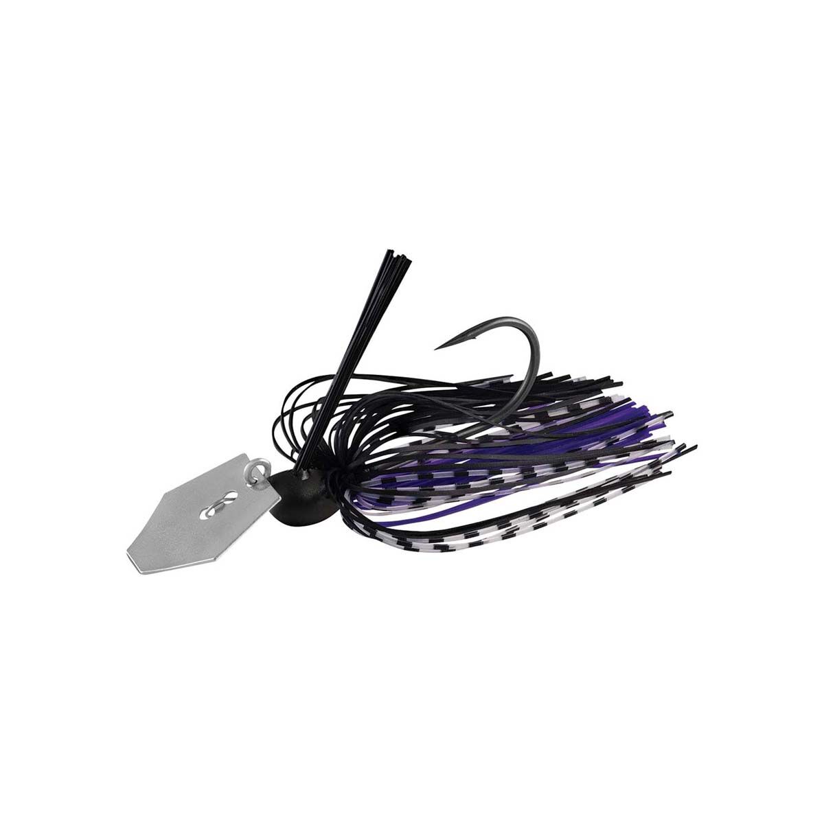 Daiwa Steez Cover Chatterbait Lure 1/4oz Black Purple, Black Purple, bcf_hi-res