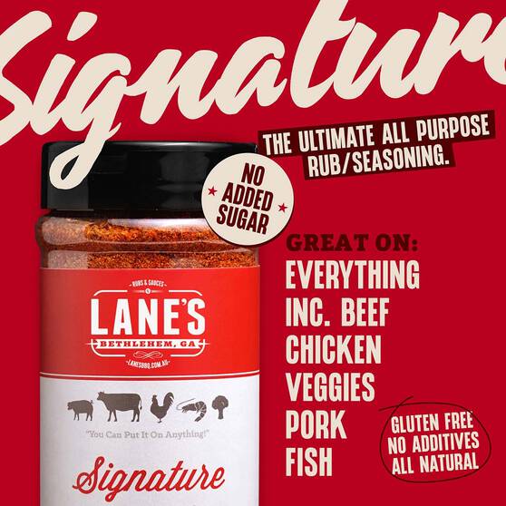 Lanes BBQ Signature BBQ Rub 345g, , bcf_hi-res