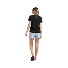 The Mad Hueys Women’s Tiki Anchor V-Neck Tee, Black, bcf_hi-res