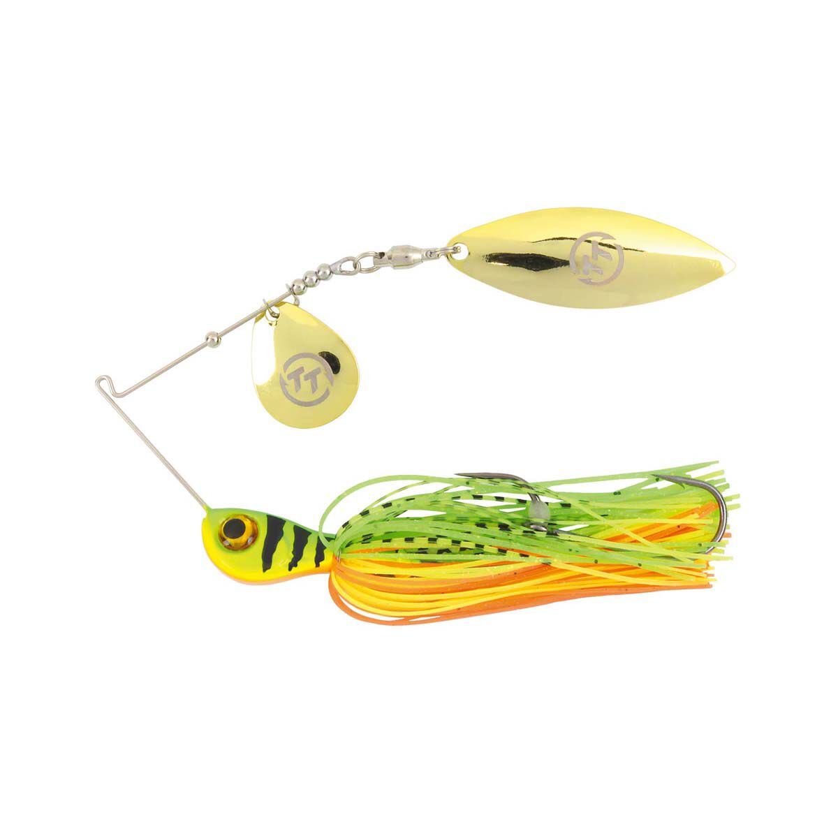 TT Fishing Vortex+ Spinnerbait Lure 3/8oz Fire Tiger, Fire Tiger, bcf_hi-res