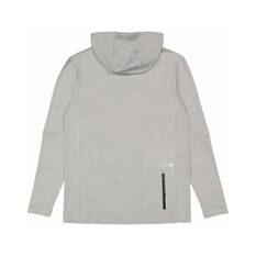 Quiksilver Men’s Hooded Long Sleeve Surf Rashie Sharkskin S, Sharkskin, bcf_hi-res