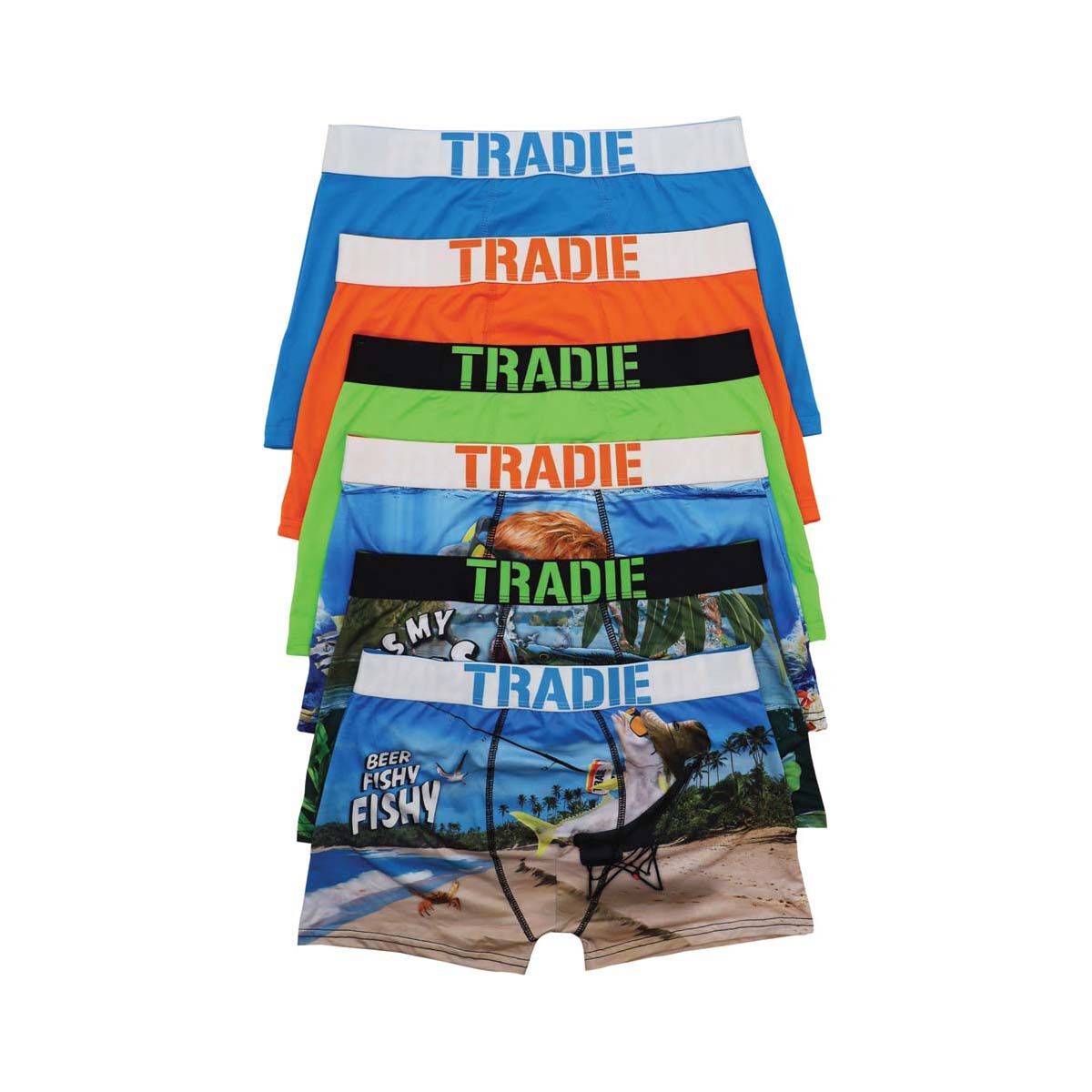 Tradie Mens Trunk 6 Pack, , bcf_hi-res