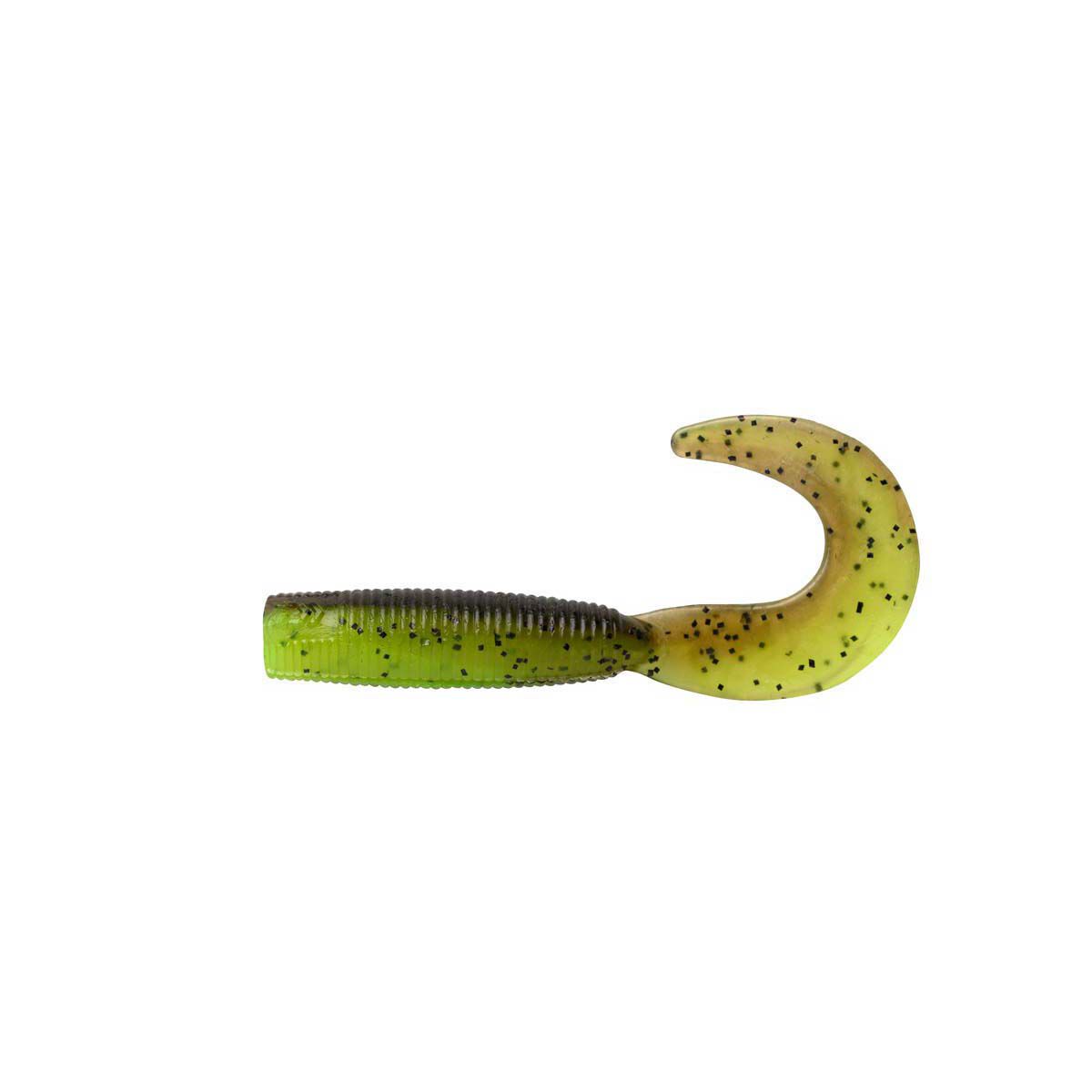 Daiwa Bait Junkie Grub Soft Plastic Lure 2.5in Gp Chartreuse, Gp Chartreuse, bcf_hi-res