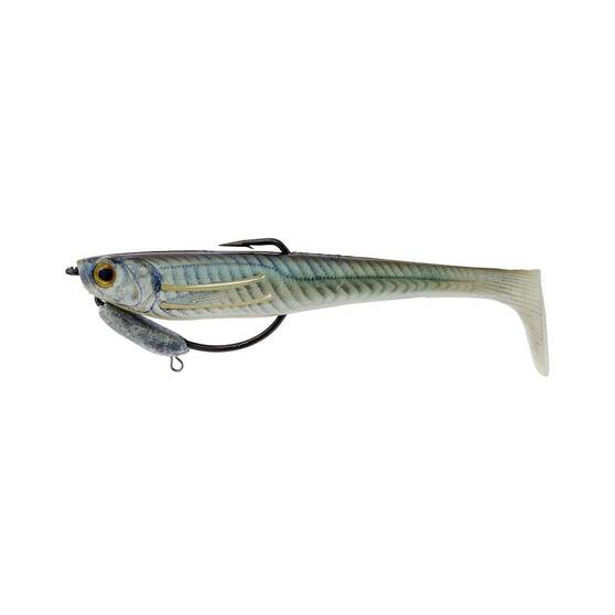 Zerek Flat Shad Pro Soft Plastic Lure 5in Silver Whiting