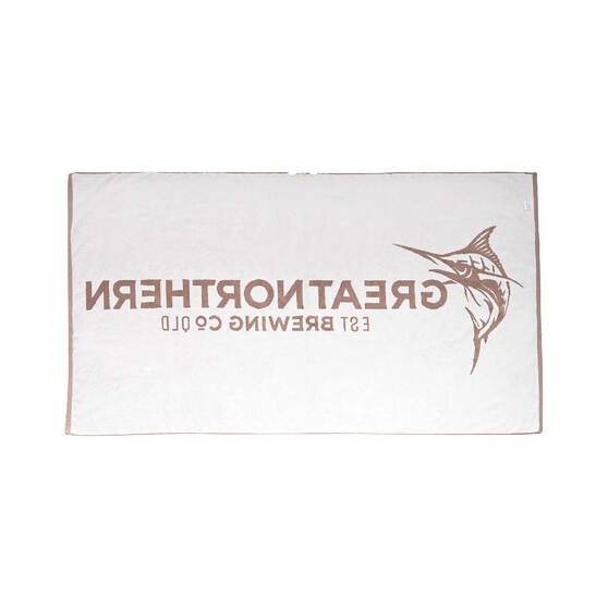 The Great Northern Brewing Co. Beach Towel Beige, Beige, bcf_hi-res