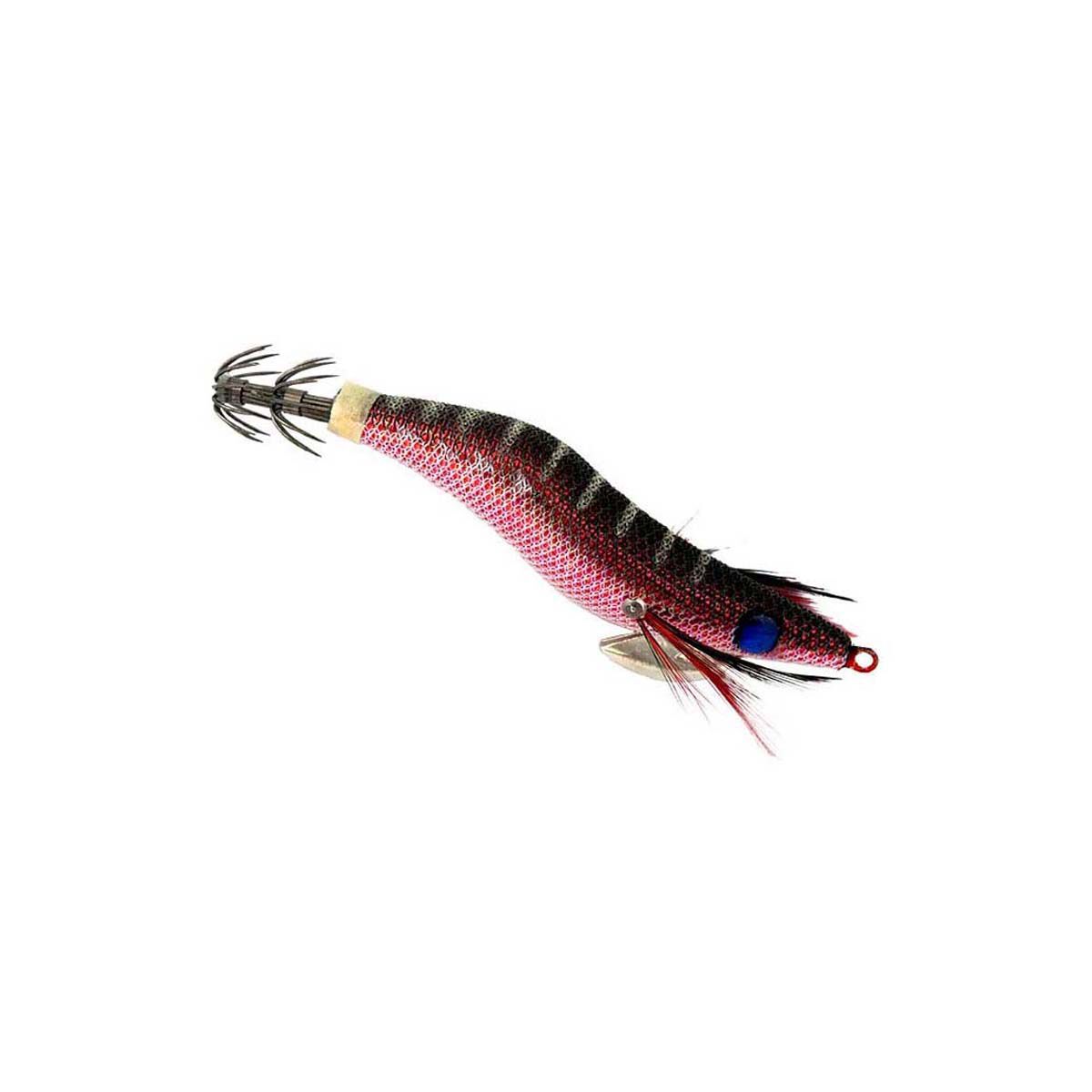 Black Magic Squid Snatcher Squid Jig 3.5 Black Red, Black Red, bcf_hi-res