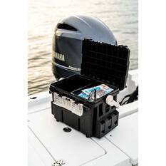 Meiho Bucket Mouth 5000 Tackle Box Black, , bcf_hi-res
