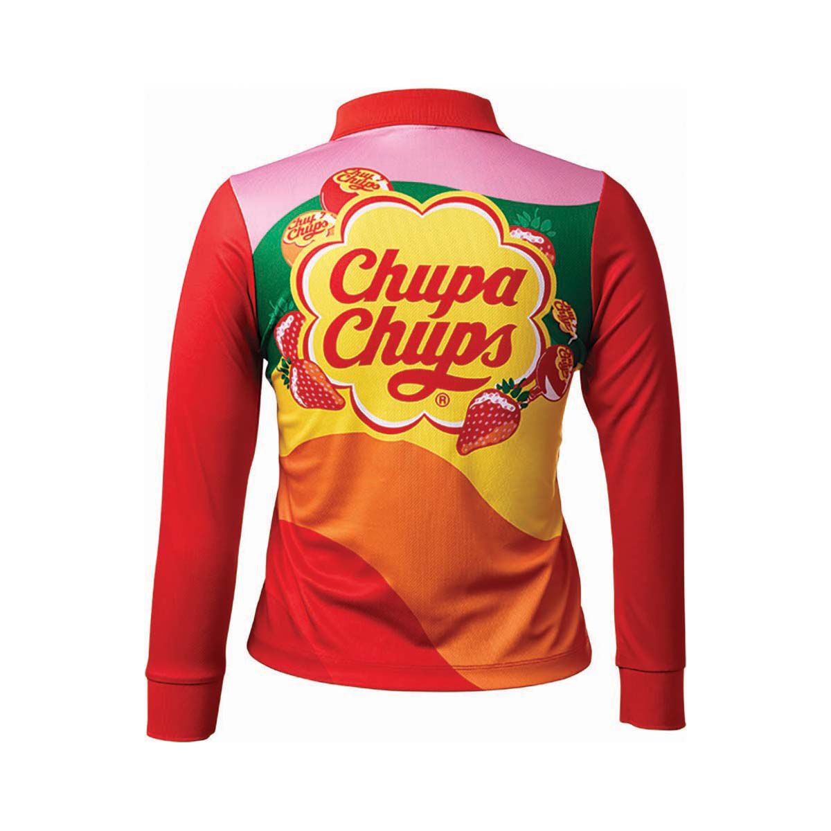 Chupa Chups Youth Fishing Shirt, Red, bcf_hi-res