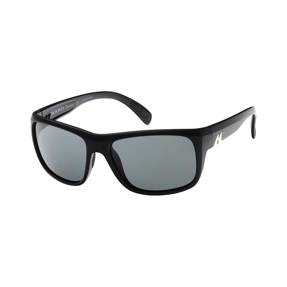 MAKO Apex Polarised Sunglasses Matte Black with Grey Lens, , bcf_hi-res