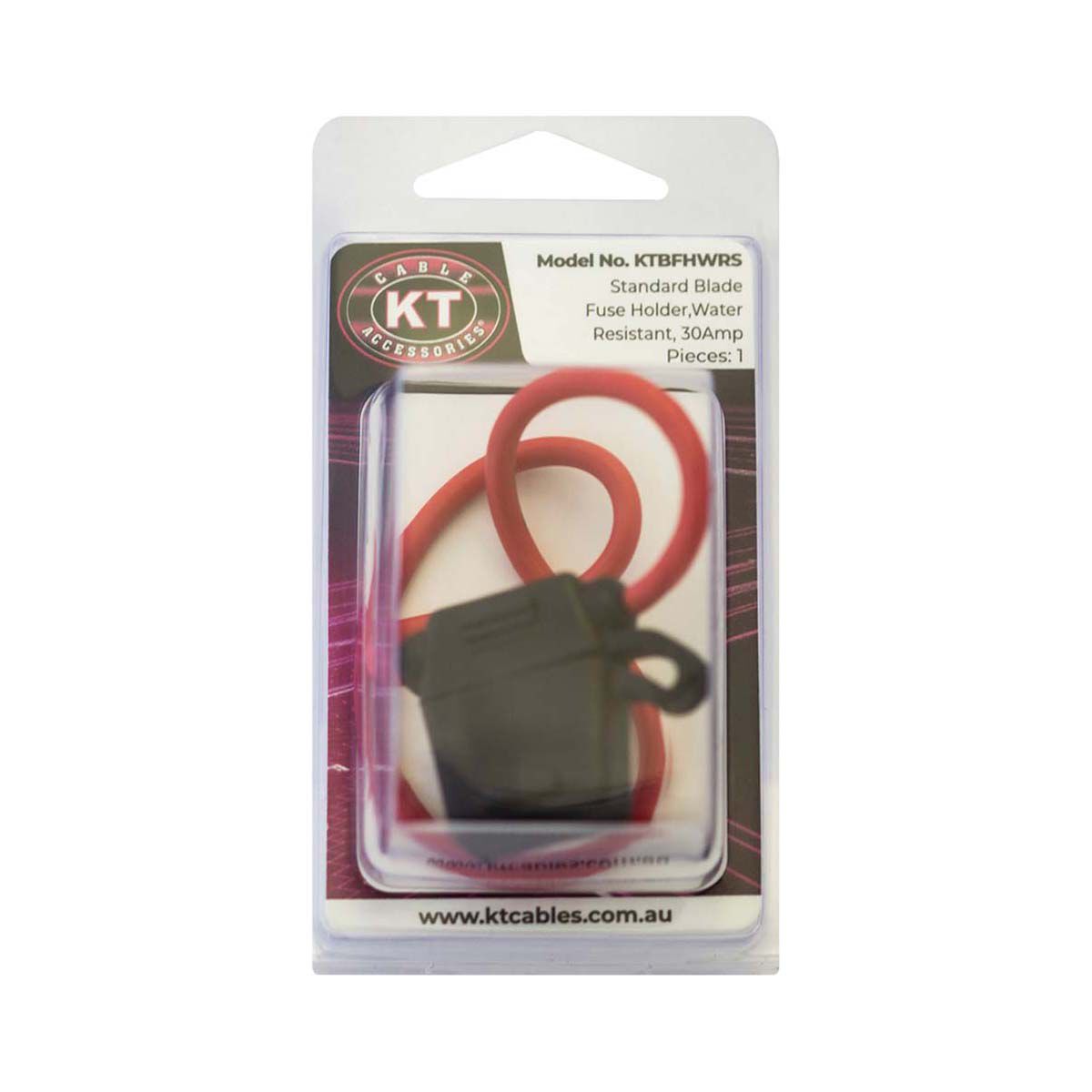 KT Cables Water Resistant Standard Blade Fuse Holder BCF