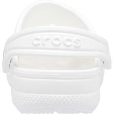 Crocs Kids' Baya Clogs, White, bcf_hi-res