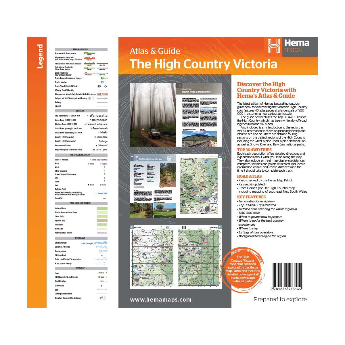 Hema Victorian High Country Atlas & Guide (3rd Edition), , bcf_hi-res