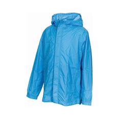 OUTRAK Kids' Packaway Rain Jacket, Blue, bcf_hi-res