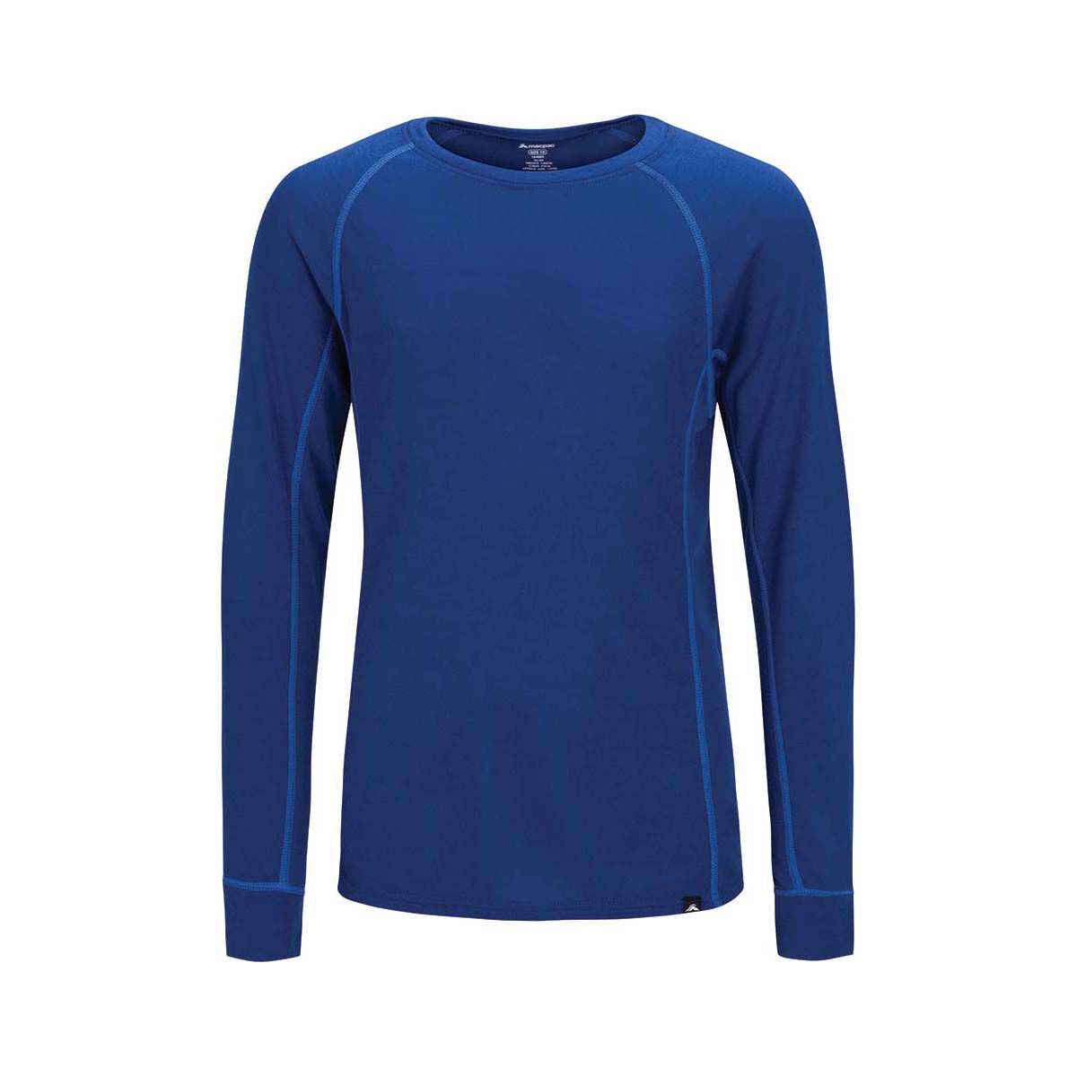 Macpac Kids' Geothermal Long Sleeve Top, Sodalite Blue, bcf_hi-res