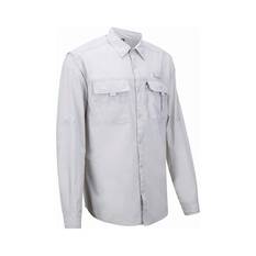 Daiwa Men’s Long Sleeve Fishing Shirt, Grey, bcf_hi-res