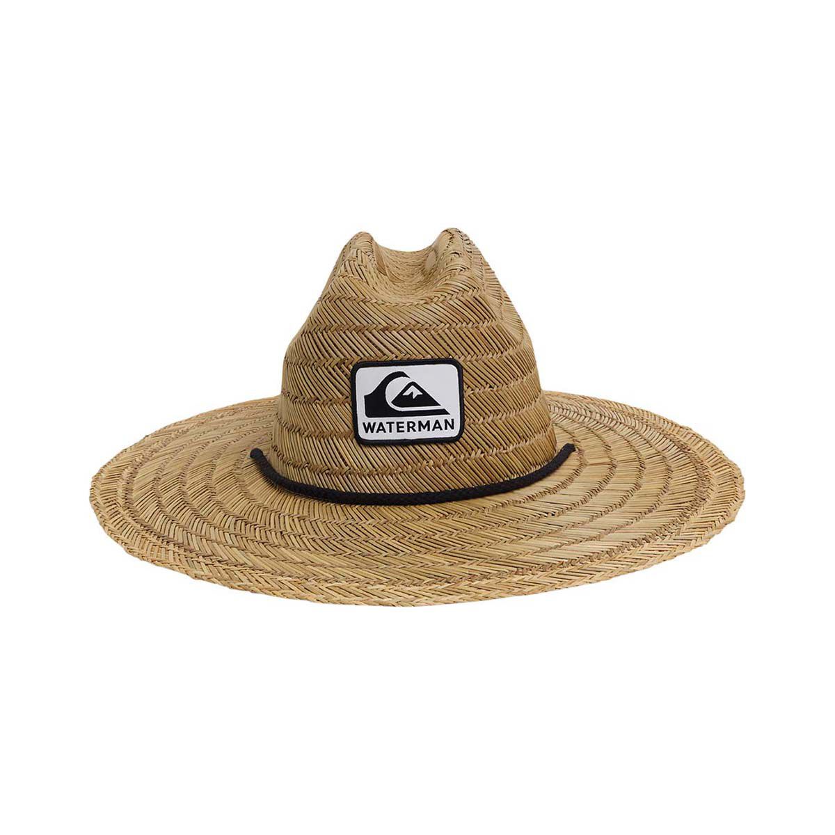Quiksilver Waterman Men's The Tier Straw Hat Natural S / M, Natural, bcf_hi-res