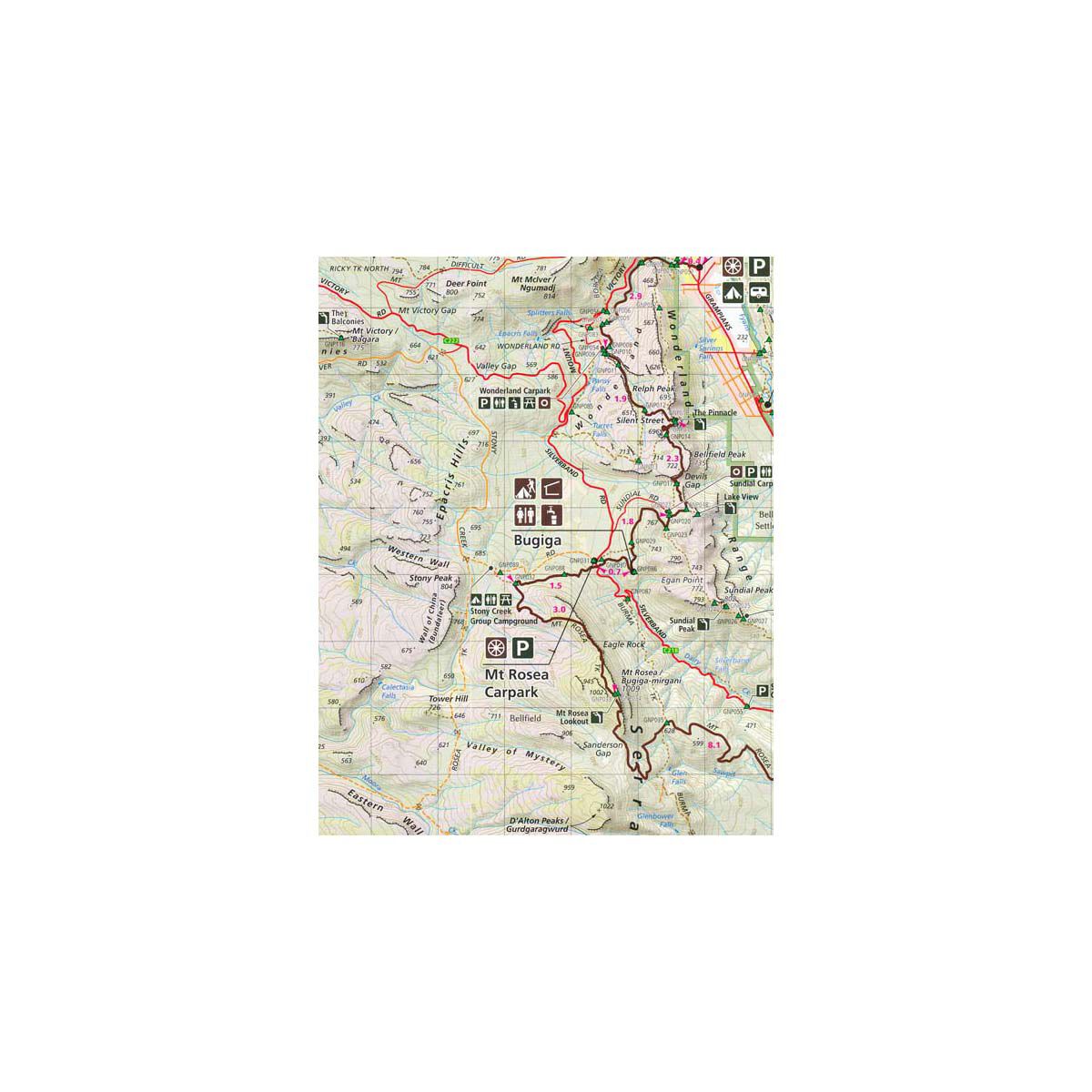 Meridian Maps Wonderland/Central Day Walks Grampians National Park, , bcf_hi-res