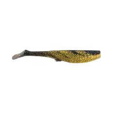 Berkley Gulp! Paddletail Shad Soft Plastic Lure 4in Black / Gold, Black / Gold, bcf_hi-res
