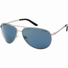 Stingray Men's Mahi Sunglasses Silver / Smoke Lens, Silver / Smoke Lens, bcf_hi-res