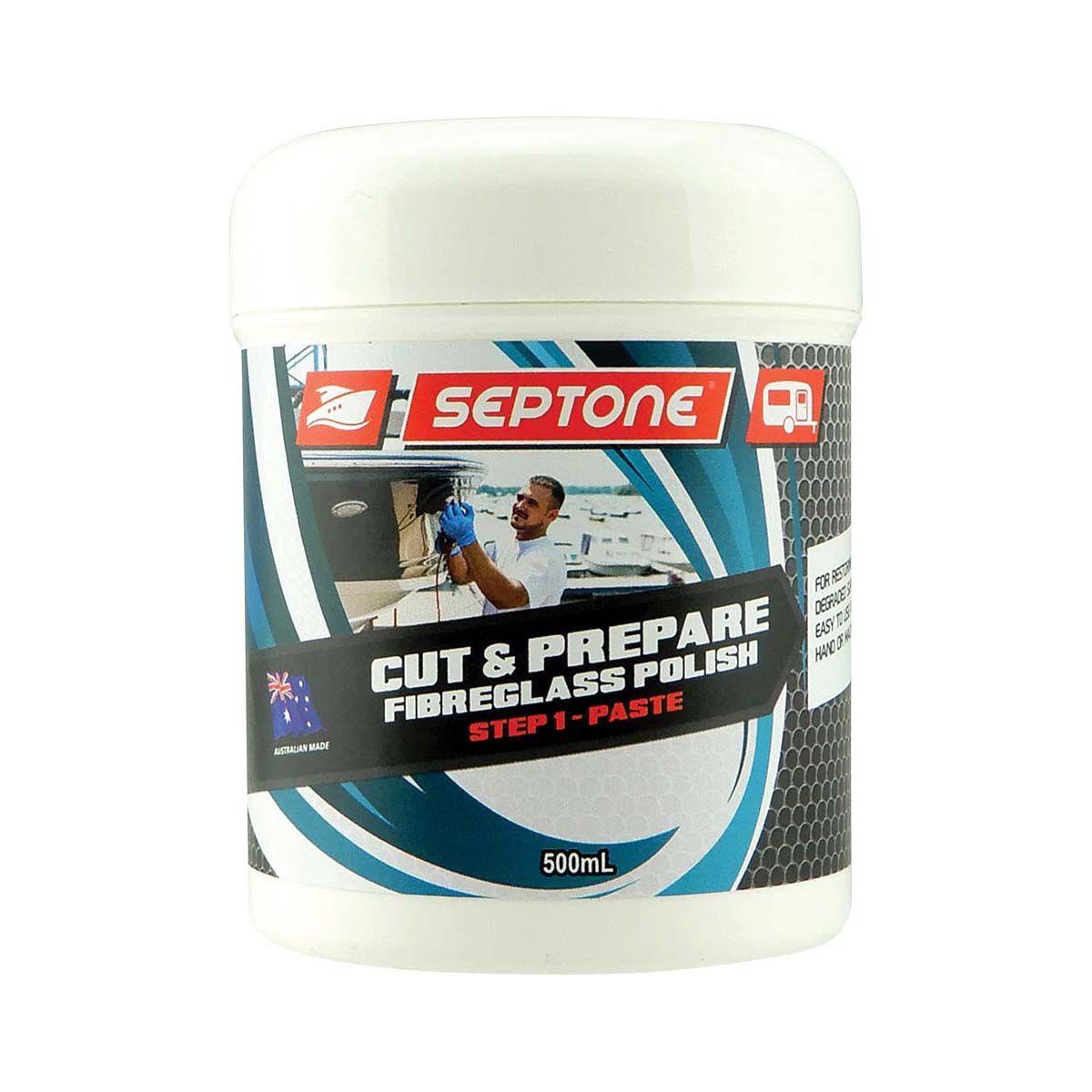 Septone Boatcare Fibreglass Polish Extra Cut 500ml BCF