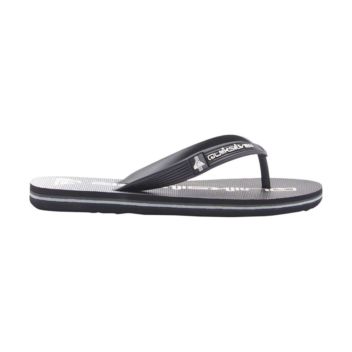 Quiksilver Youth Molokai Art II Thongs, Black, bcf_hi-res