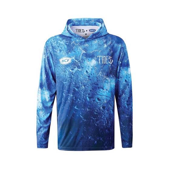 BCF x Tide Men's Hooded Fishing Shirt S, , bcf_hi-res