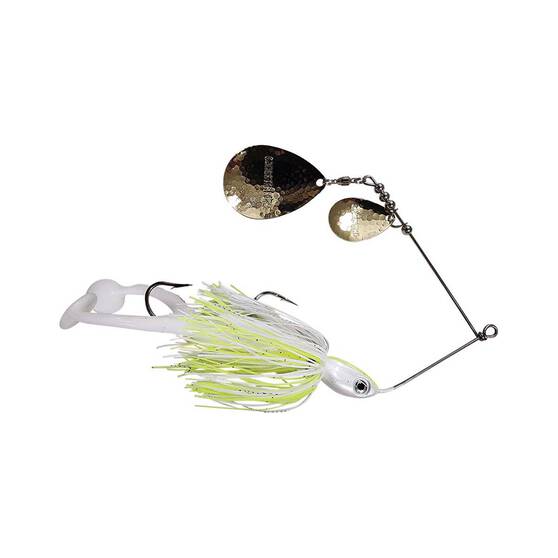 Gangster Mother Frogger Spinner Bait Lure 1oz White Yellow, White Yellow, bcf_hi-res