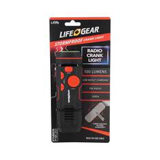 Life Gear USB Crank Radio Torch, , bcf_hi-res