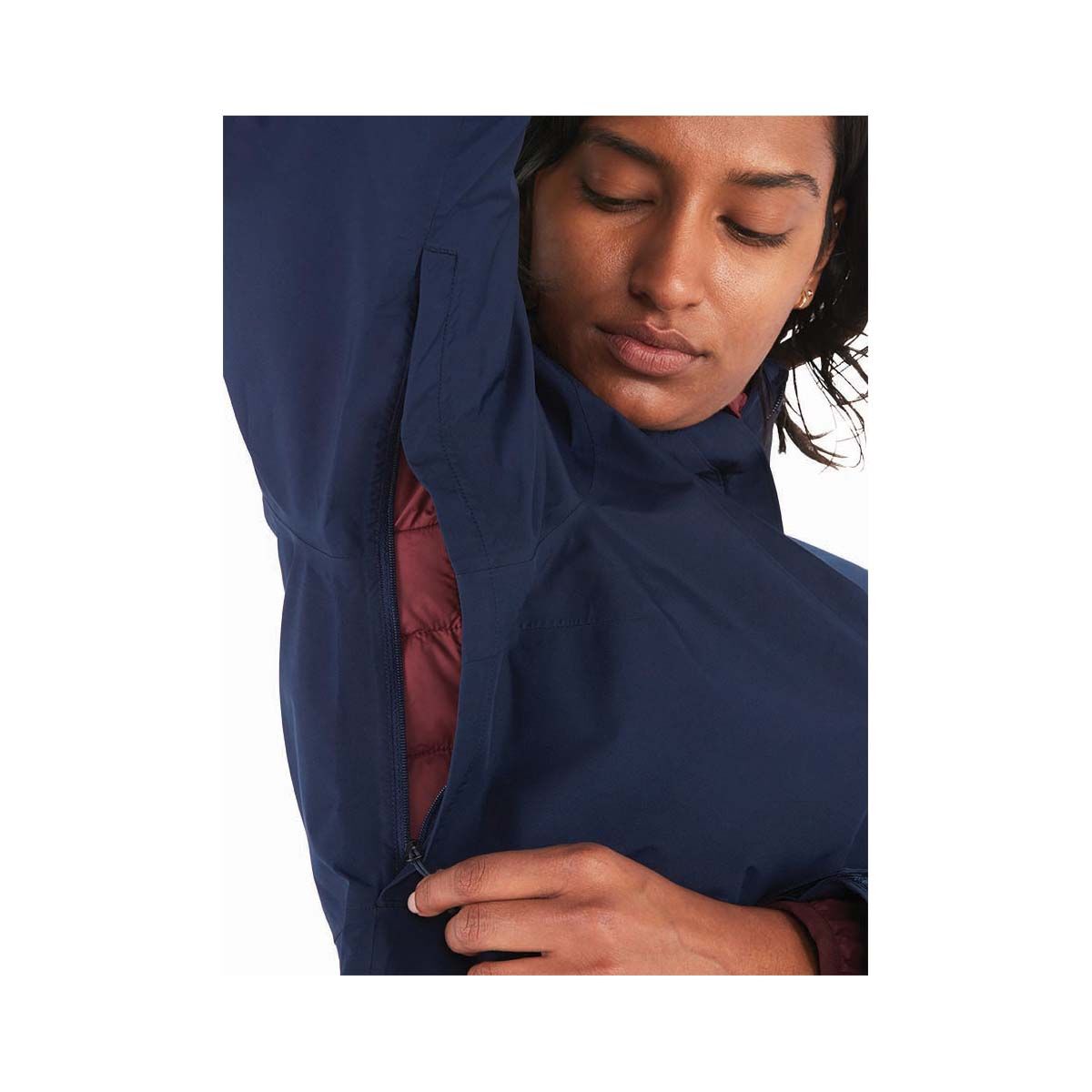 Marmot Women&rsquo;s Waterproof Minimalist GORE-TEX Jacket Navy S, Navy, bcf_hi-res