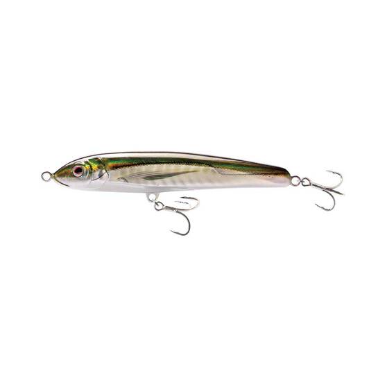Nomad Riptide Fast Sinking Stickbait Lure 105mm Olive Back Shad, Olive Back Shad, bcf_hi-res