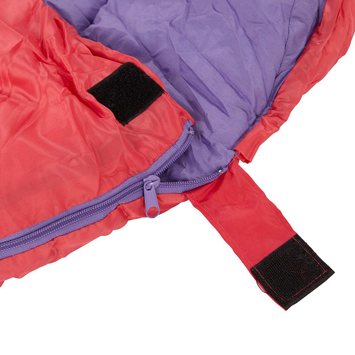 Wanderer MiniFlame 0C Hooded Sleeping Bag Pink Purple BCF