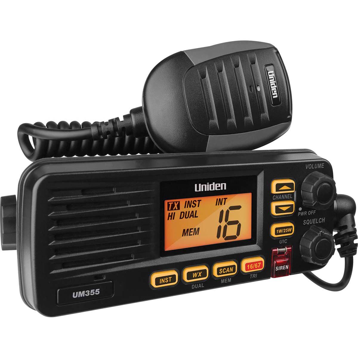 Uniden UM355VHF VHF Radio Black, , bcf_hi-res