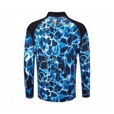 Savage Gear Men’s Blue Print Fishing Shirt Blue Print S, Blue Print, bcf_hi-res